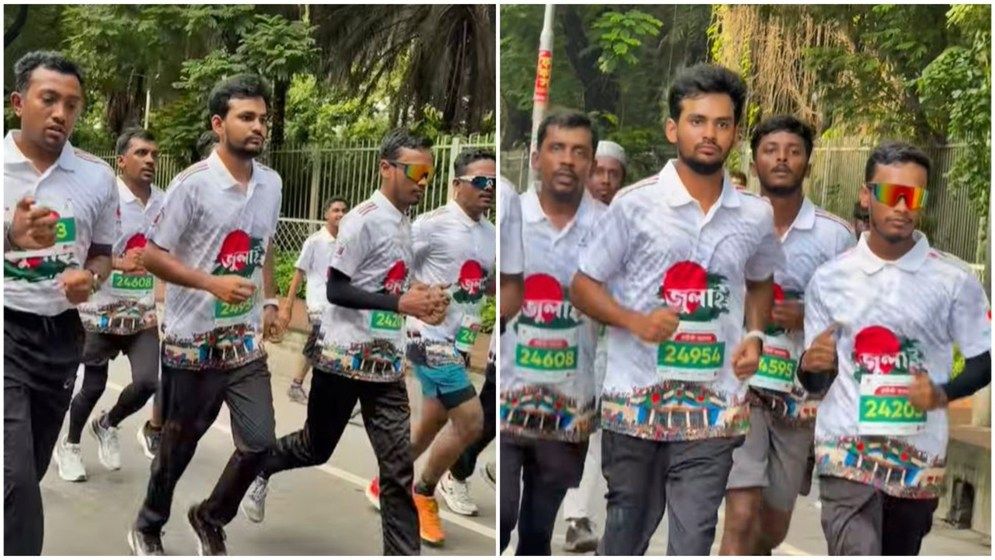 ম্যারাথনে দৌড়ালেন উপদেষ্টা আসিফ মাহমুদ
